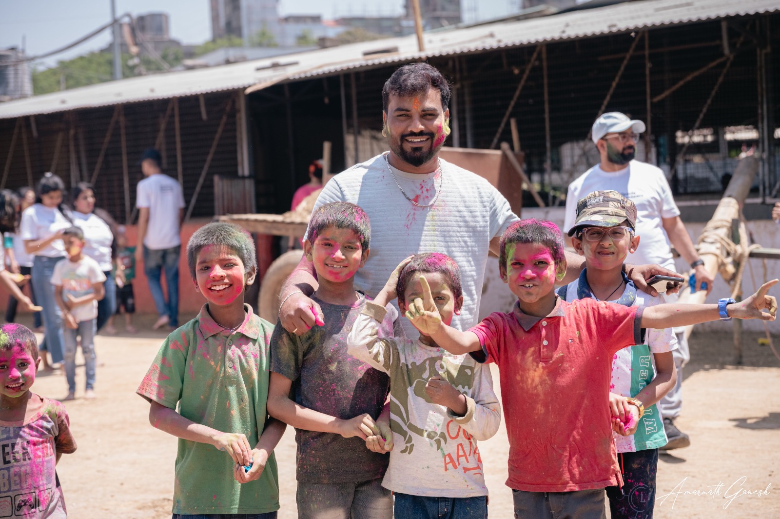 Children supported by foundation
